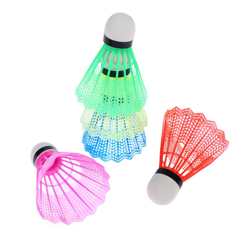 Badminton Shuttlecock - ~แพ็ค 6/12 ลูกขนไก่แบดมินตันพลาสติกทนทาน ลูกขนไก่แบดมินตันสำหรับผู้เริ่มต้น ลูกขนไก่แบดมินตันกันลม