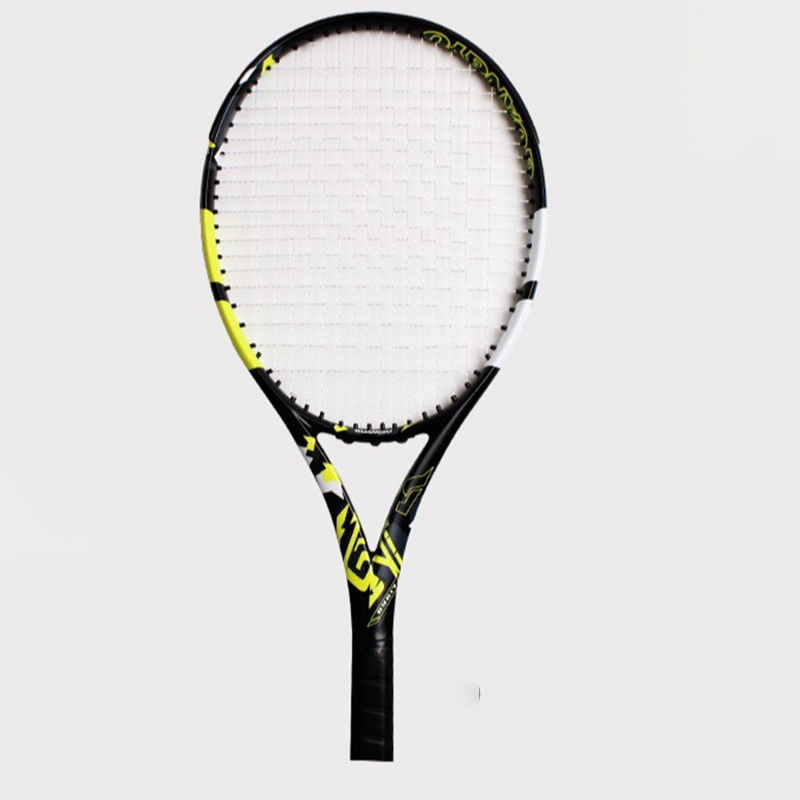 Badminton Racket Carbon - ไม้เทนนิสมืออาชีพสำหรับผู้ใหญ่ น้ำหนักเบา ทนทาน ไม้เทนนิสคาร์บอนเต็มรูปแบบ ไม้เทนนิสสำหรับฝึกซ้อม อุปกรณ์กีฬาพกพา
