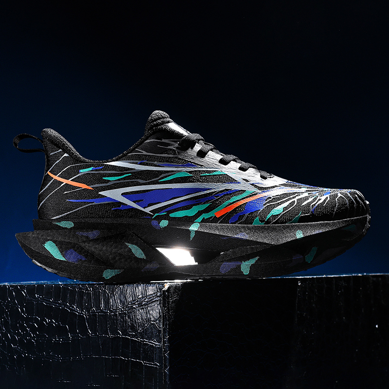 Badminton Shoes - รองเท้ากีฬาลำลองสำหรับผู้ชาย รองเท้าวิ่งมาราธอน พื้นคาร์บอน ระบายอากาศได้ดี รองเท้าวิ่งจ๊อกกิ้ง รองเท้ากันลื่น