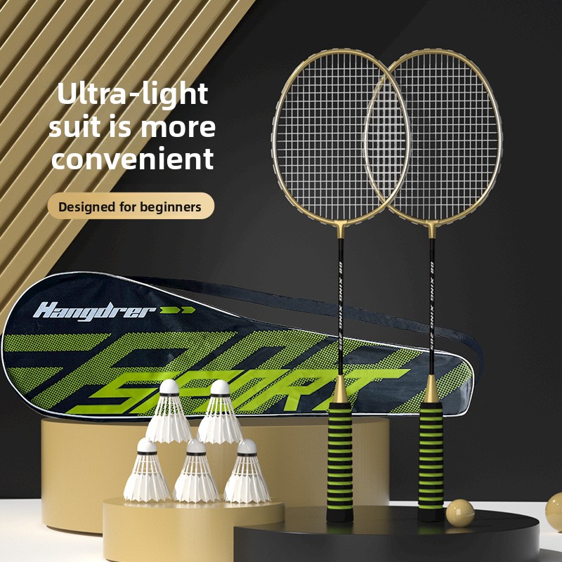 ชุดไม้แบดมินตัน โลหะผสมเหล็ก ท - Badminton Racket Carbon บทวิจารณ์และราคา
