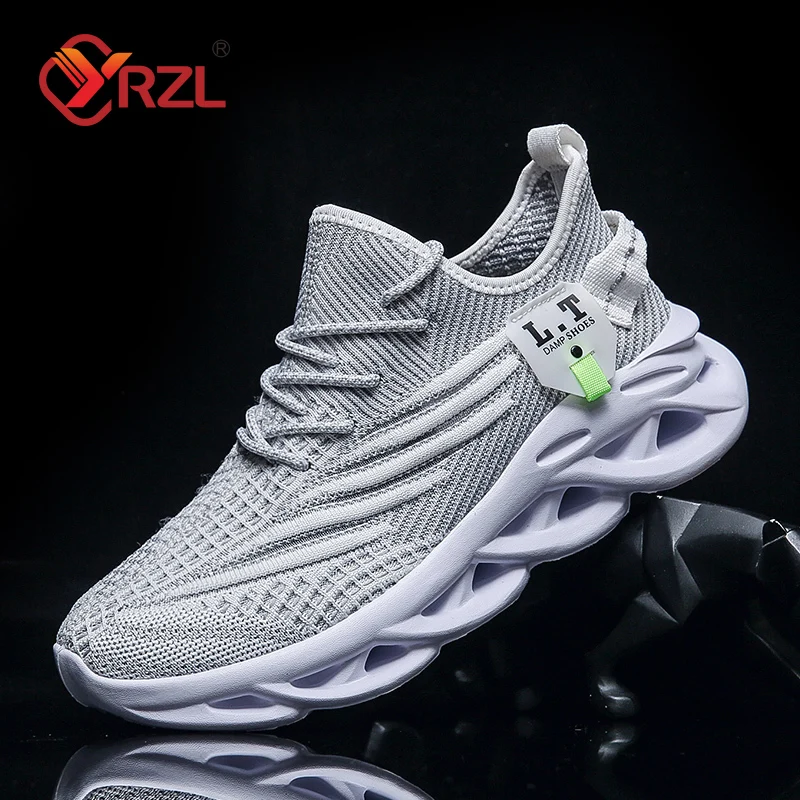 YRZL ผู้ชายกีฬารองเท้าวิ่งสีดํ - Badminton Shoes บทวิจารณ์และราคา